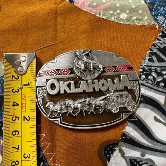 Oklahoma Buckle with Stagecoack Vintage - Picture 4 of 4